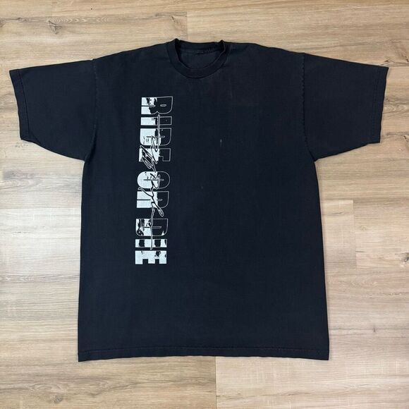 Unbranded Other - Ruff Ryders Ride Or Die 2XL Skull Logo Shirt Record Label Black Streetwear DMX